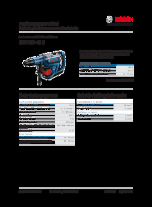 कॉर्डलेस रोटरी हैमर एसडीएस Bosch GBH 18V-45 C