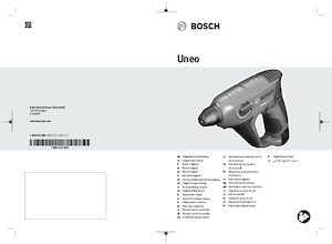 कॉर्डलेस रोटरी हैमर एसडीएस Bosch Uneo