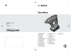 कॉर्डलेस रोटरी हैमर एसडीएस Bosch Uneo Maxx