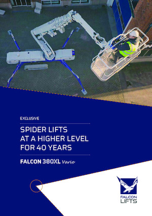 क्रॉलर आर्टिकुलेटिंग बूम लिफ्ट Falcon Lifts Falcon 380XL Vario 