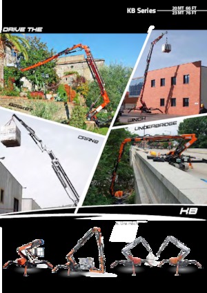 क्रॉलर आर्टिकुलेटिंग बूम लिफ्ट Cormidi KB20