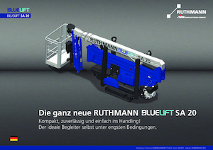 क्रॉलर आर्टिकुलेटिंग बूम लिफ्ट Ruthmann BLUELIFT SA 20