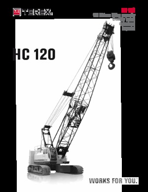 क्रॉलर क्रेन - लैटिस बूम TEREX CRANES HC 120