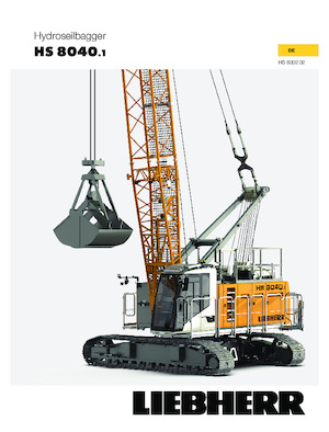 क्रॉलर क्रेन - लैटिस बूम Liebherr HS 8040.1