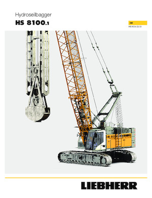 क्रॉलर क्रेन - लैटिस बूम Liebherr HS 8100.1 