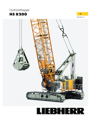 क्रॉलर क्रेन - लैटिस बूम Liebherr HS 8200
