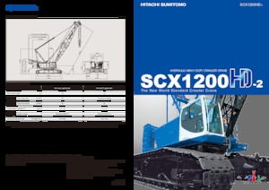 क्रॉलर क्रेन - लैटिस बूम Hitachi Sumitomo SCX1200HD-2