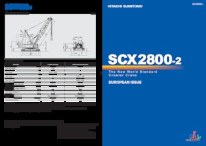 क्रॉलर क्रेन - लैटिस बूम Hitachi Sumitomo SCX2800-2