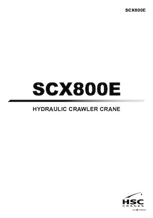 क्रॉलर क्रेन - लैटिस बूम Hitachi Sumitomo SCX800E