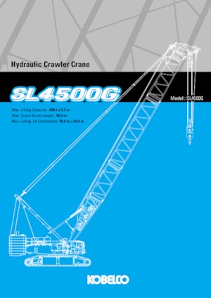 क्रॉलर क्रेन - लैटिस बूम Kobelco SL4500G
