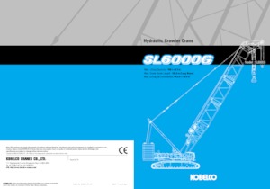 क्रॉलर क्रेन - लैटिस बूम Kobelco SL6000G	