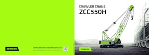 क्रॉलर क्रेन - लैटिस बूम Zoomlion ZCC550H-1