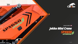 क्रॉलर क्रेन - टेलीस्कोपिक बूम Jekko SPX650