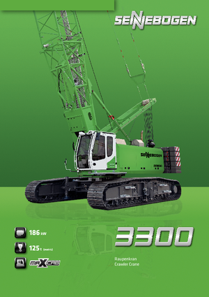 क्रॉलर क्रेन - लैटिस बूम Sennebogen 3300 Star Lifter
