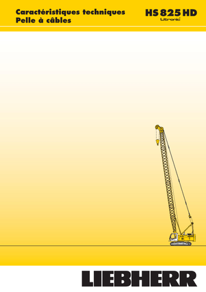 क्रॉलर क्रेन - लैटिस बूम Liebherr HS 825 HD Litr.