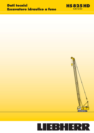 क्रॉलर क्रेन - लैटिस बूम Liebherr HS 825 HD Litr.