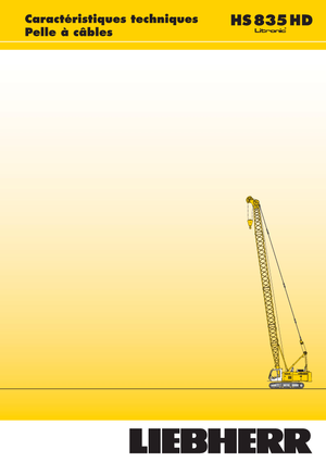 क्रॉलर क्रेन - लैटिस बूम Liebherr HS 835 HD Litr.