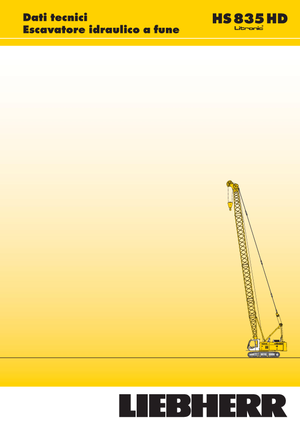 क्रॉलर क्रेन - लैटिस बूम Liebherr HS 835 HD Litr.
