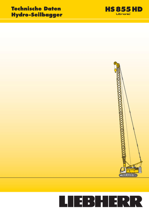 क्रॉलर क्रेन - लैटिस बूम Liebherr HS 855 HD Litr.