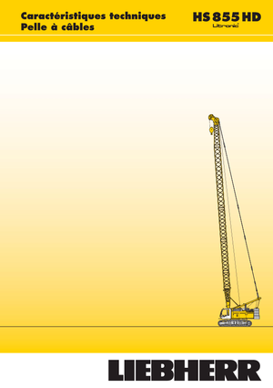 क्रॉलर क्रेन - लैटिस बूम Liebherr HS 855 HD Litr.