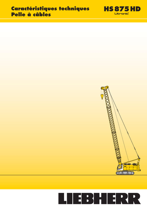 क्रॉलर क्रेन - लैटिस बूम Liebherr HS 875 HD Litr.