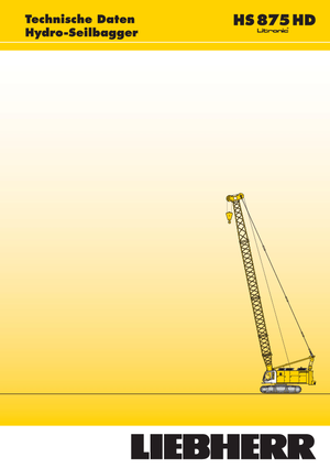 क्रॉलर क्रेन - लैटिस बूम Liebherr HS 875 HD Litr.