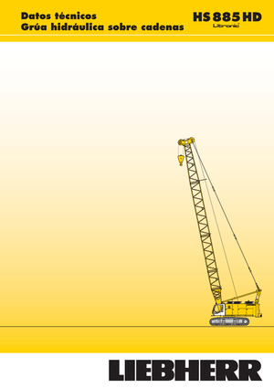 क्रॉलर क्रेन - लैटिस बूम Liebherr HS 885 HD Litr.