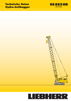 क्रॉलर क्रेन - लैटिस बूम Liebherr HS 885 HD Litr.