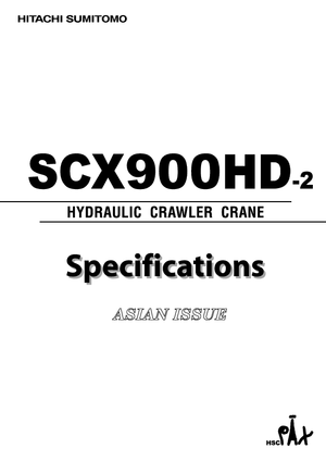 क्रॉलर क्रेन - लैटिस बूम Hitachi Sumitomo SCX 900 HD 2