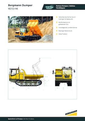 ट्रैक्ड डंपर Bergmann 4010HK