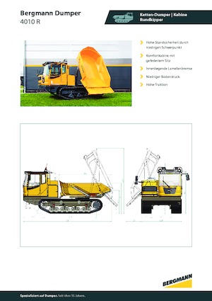 ट्रैक्ड डंपर Bergmann 4010R