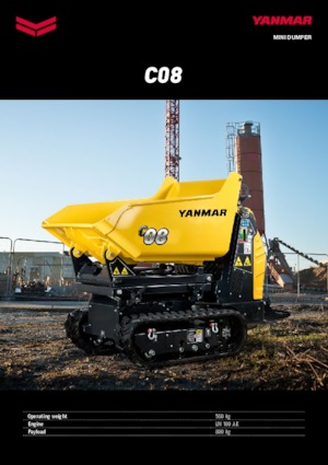ट्रैक्ड डंपर Yanmar C 08 HI Tip +