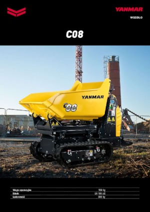 ट्रैक्ड डंपर Yanmar C 08 HI Tip +