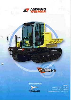 ट्रैक्ड डंपर Yanmar C 50 R 3