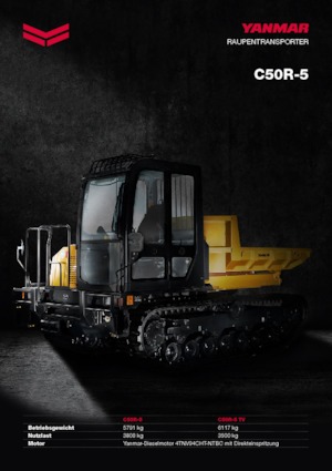 ट्रैक्ड डंपर Yanmar C 50 R 5