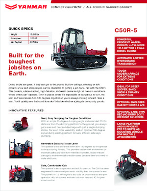 ट्रैक्ड डंपर Yanmar C50R-5