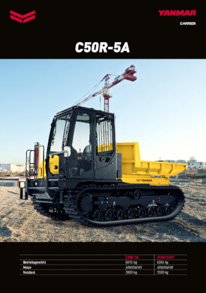 ट्रैक्ड डंपर Yanmar C50R-5A 