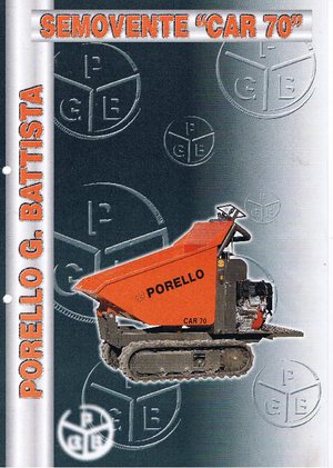 ट्रैक्ड डंपर Porello Car 70