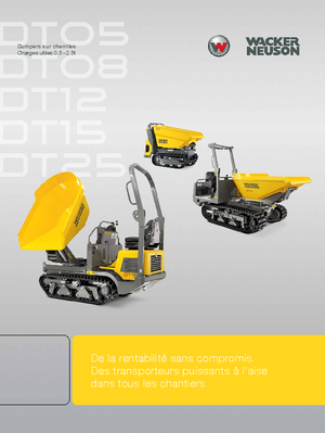 ट्रैक्ड डंपर Wacker Neuson DT08