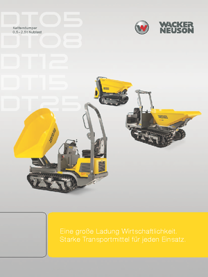 ट्रैक्ड डंपर Wacker Neuson DT08