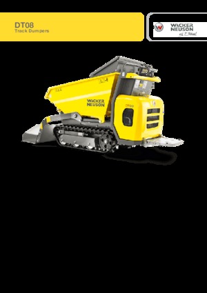 ट्रैक्ड डंपर Wacker Neuson DT08