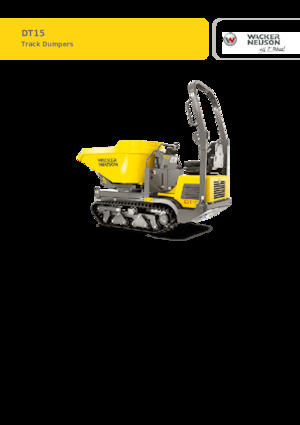 ट्रैक्ड डंपर Wacker Neuson DT15