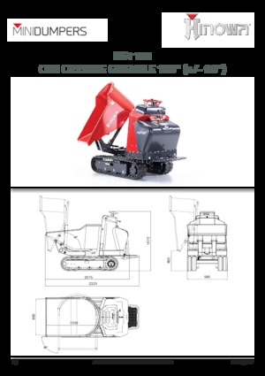 ट्रैक्ड डंपर Hinowa HS1103