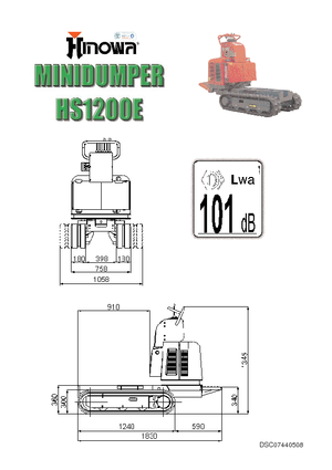 ट्रैक्ड डंपर Hinowa HS 1200 E
