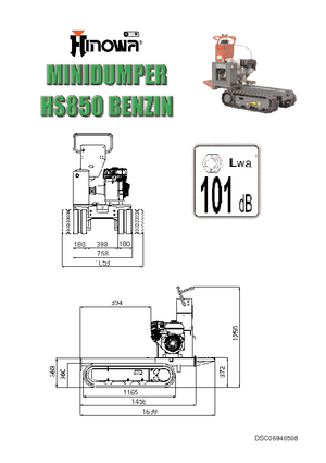 ट्रैक्ड डंपर Hinowa HS850B