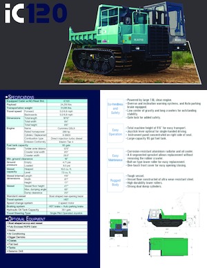 ट्रैक्ड डंपर Kato IC120