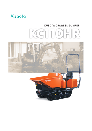 ट्रैक्ड डंपर Kubota KC110HR