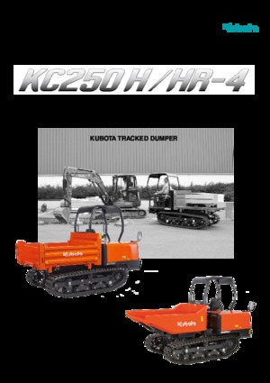 ट्रैक्ड डंपर Kubota KC 250 H-4