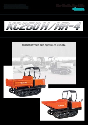 ट्रैक्ड डंपर Kubota KC 250 H-4