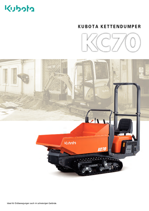 ट्रैक्ड डंपर Kubota KC 70